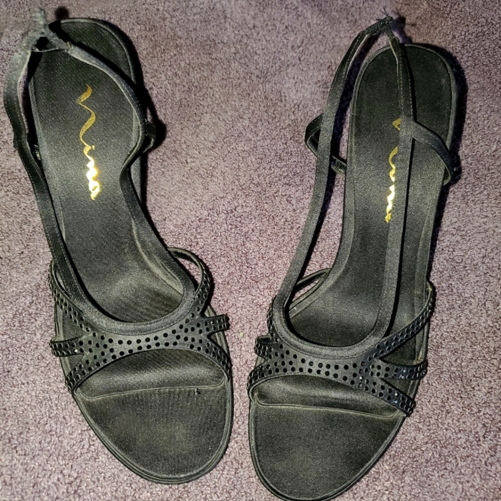 Black Sandal Heels